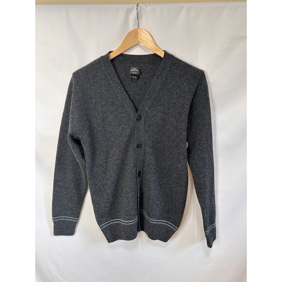 Harry Potter Slytherin Cardigan Universal Studios Wool Scotland Sz S - Picture 1 of 8